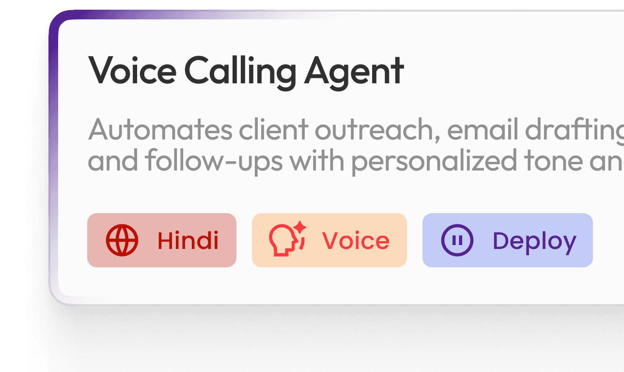 Voice Calling Agent